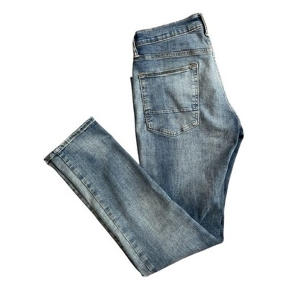 Arizona Jean Co Flex Slim Straight Medium Wash Blue Denim Jeans Sz 32x30 34W VG - Picture 4 of 7